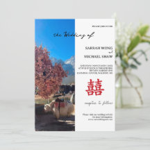 Convite para Casamento Yak Chinês