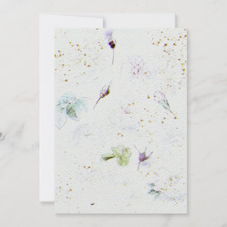 Convite para casamentos de flores no texto de pape