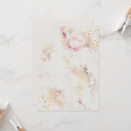 Convite para casamentos de flores no texto de pape