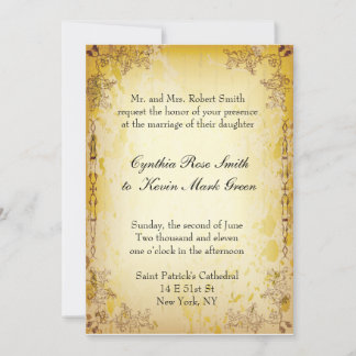 Convite para Casamentos vintage