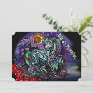 Convite para Cavalo Día de Muertos