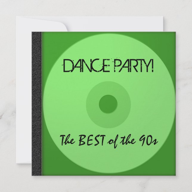 Convite para CD do Dance Party (Frente)