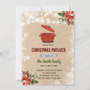 Convite para ceia de Natal
