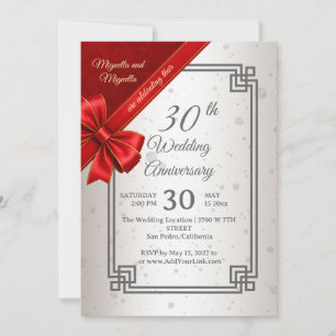 Convite para Celebração de 30 Anos da Pérola de Lu