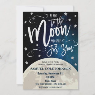 Convite para celebração de adoção