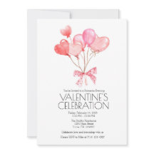 Convite para celebração de dias de os namorados 5x