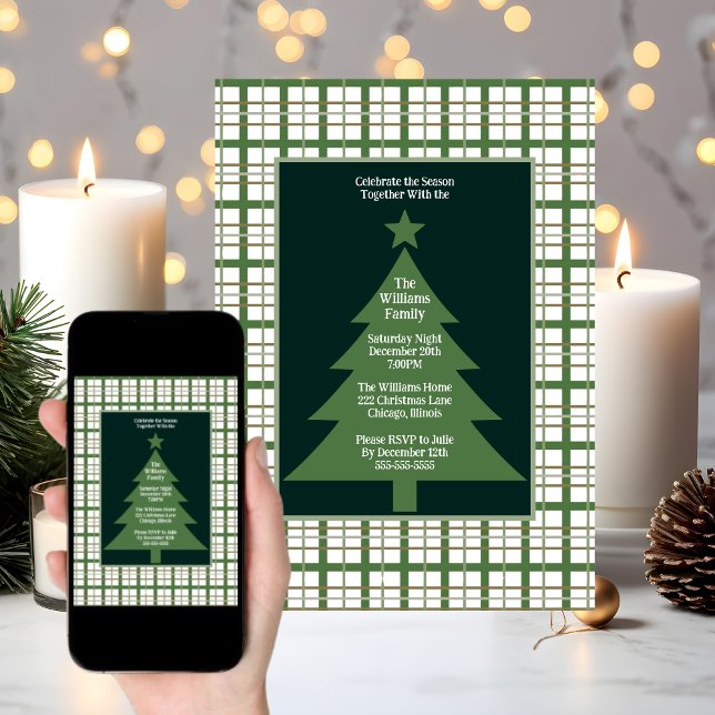 Convite para celebração de feriados de festas de N (Criador carregado)