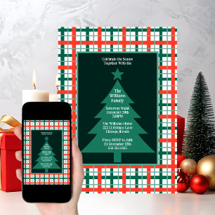 Convite para celebração de feriados de festas de N