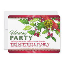 Convite para celebração de festas de Natal