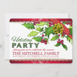 Convite para celebração de festas de Natal