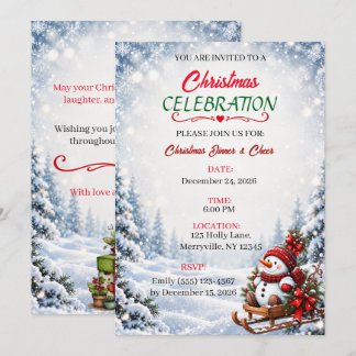 Convite para Celebração de Natal