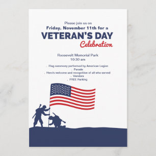 Convite para Celebração do Dia do Veterano