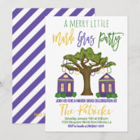 Convite para Celebração do Mardi Gras