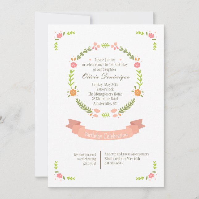 Convite para celebração pura (Frente)