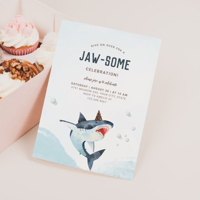 Convite Para Cerca De Tubarão (Criador carregado)