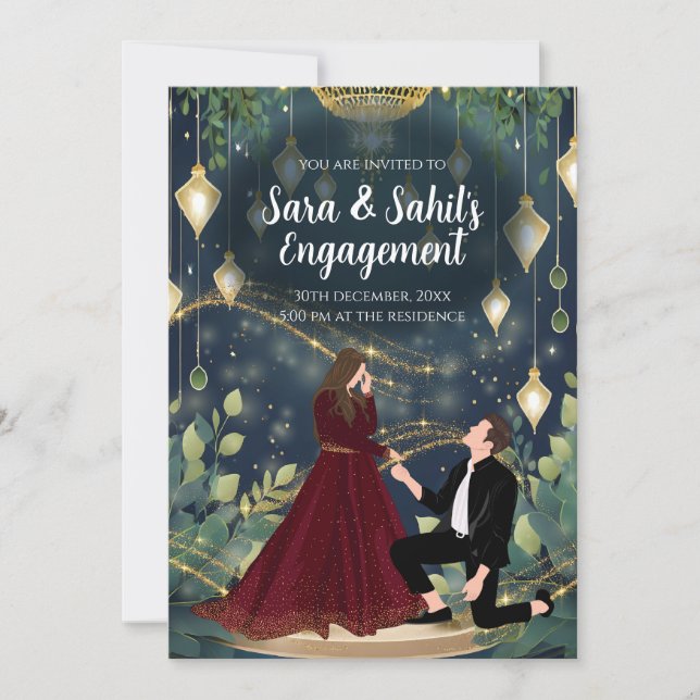 Convite para Cerimônia do Anel de Convite de Namor (Frente)