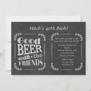 Convite para Cerveja com Amigos