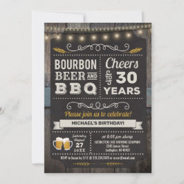 Convite para Cerveja de Bourbon e aniversário de 3