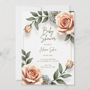 Convite para Chá Baby Boy para Aquecedores de Água