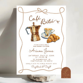 Convite para Chá de Bebê Bebe Baby Brunch