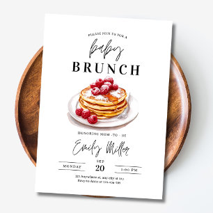 Convite para Chá de Bebê Brunch Baby, Festa de Caf