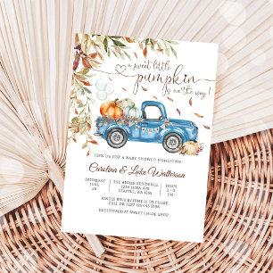 Convite para Chá de Bebê do Outono com Abóbora