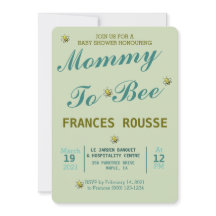 CONVITE PARA CHÁ DE BEBÊ FOFO MOM TO BEE