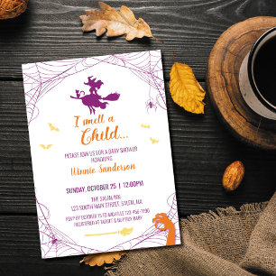 Convite para Chá de Bebê Hocus Pocus
