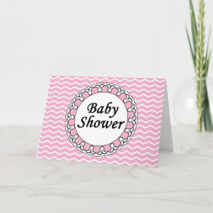 Convite para Chá de Bebê Rosa