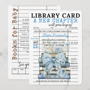 Convite para Chá de Bebê: Um Novo Capítulo - MENIN