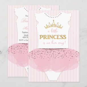 Convite para Chá de Bebê Uma Pequena Princesa