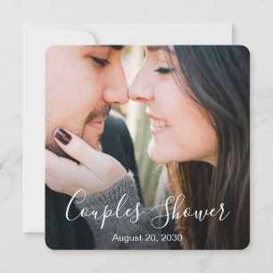Convite para Chá de Casais de Script de Fotografi