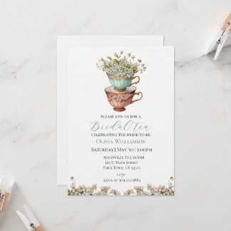 Convite para Chá de casamento Bridal Tea