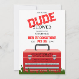 Convite para Chá de casamento de Caixa de Ferramen