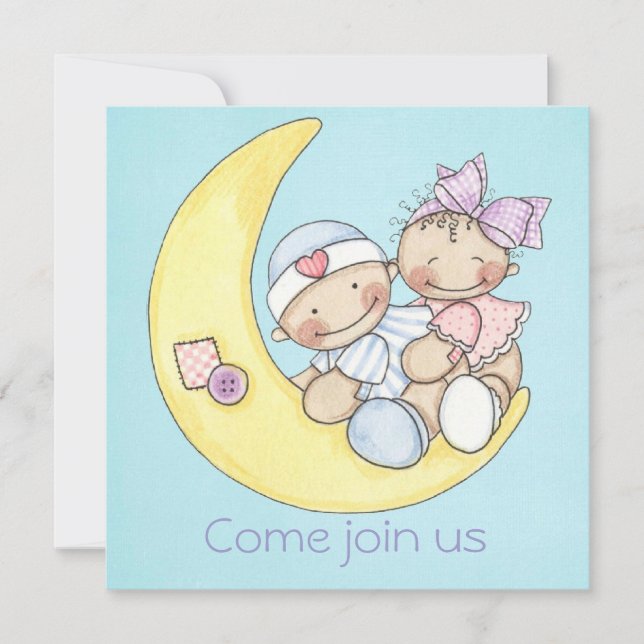 Convite para Chá de fraldas (Frente)