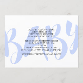 Convite para Chá de fraldas