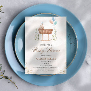 Convite para Chá de fraldas Boho