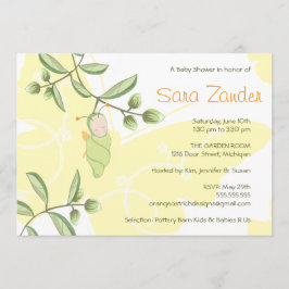 Convite para Chá de fraldas - Borboleta