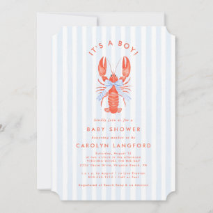 Convite para Chá de fraldas Costeiro