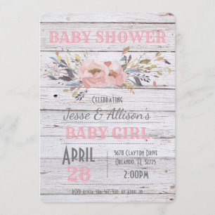 Convite para Chá de fraldas da Rússia chinesa