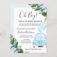 Convite para Chá de fraldas de Bebê do Parade