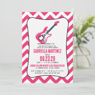 Convite para Chá de fraldas de Bebê Rosa