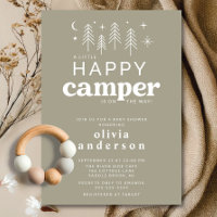 Convite para Chá de fraldas de Camper Feliz