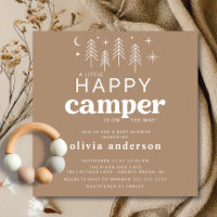 Convite para Chá de fraldas de Camper Feliz