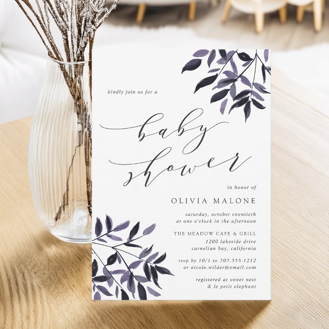 Convite para Chá de fraldas de Colheita (Criador carregado)