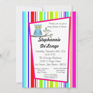 Convite para Chá de fraldas de Forrest Ownership, 