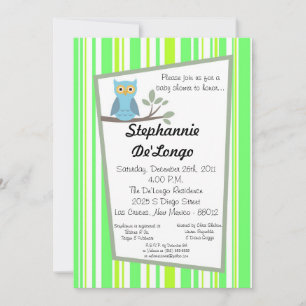 Convite para Chá de fraldas de Forrest Ownership,