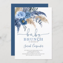 Convite para Chá de fraldas de Grass Grass