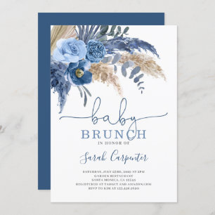 Convite para Chá de fraldas de Grass Grass