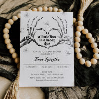 Convite para Chá de fraldas de Halloween de Amor G